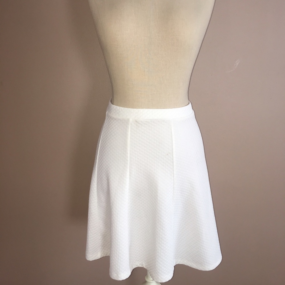 White Skater Skirt