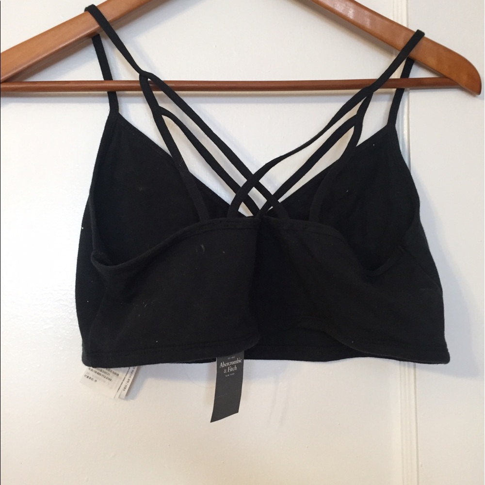 V Neck Strappy Back Bralette
