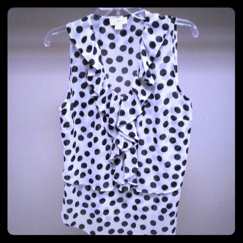 Loft pokadot blouse