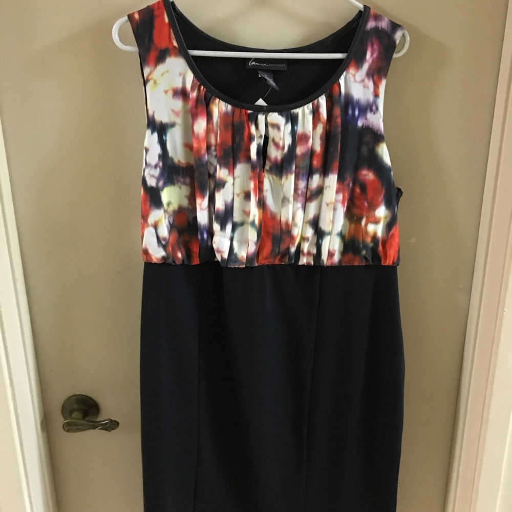 Lane Bryant floral colored dress