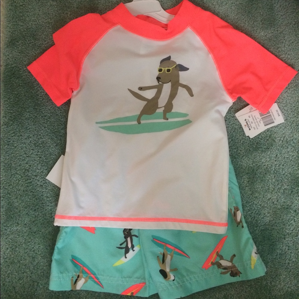 Bathing suit with shirt