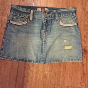 Old Navy jean mini skirt
