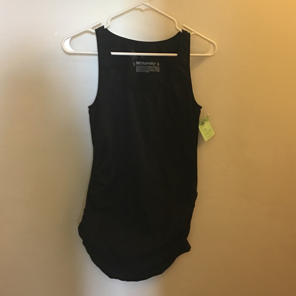 Black Maternity Tank Top