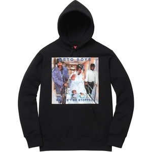 Supreme Box Logo Hoodie Black Large Rap A Lot