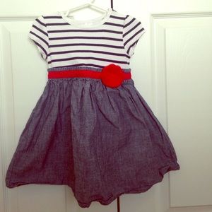 Gymboree tshirt/chambray dress