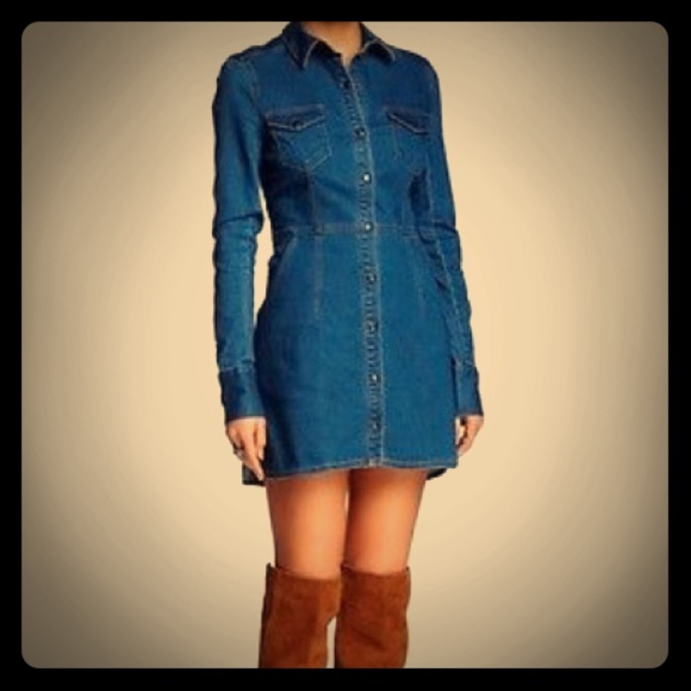 Free People Dynomite Shirt Dress