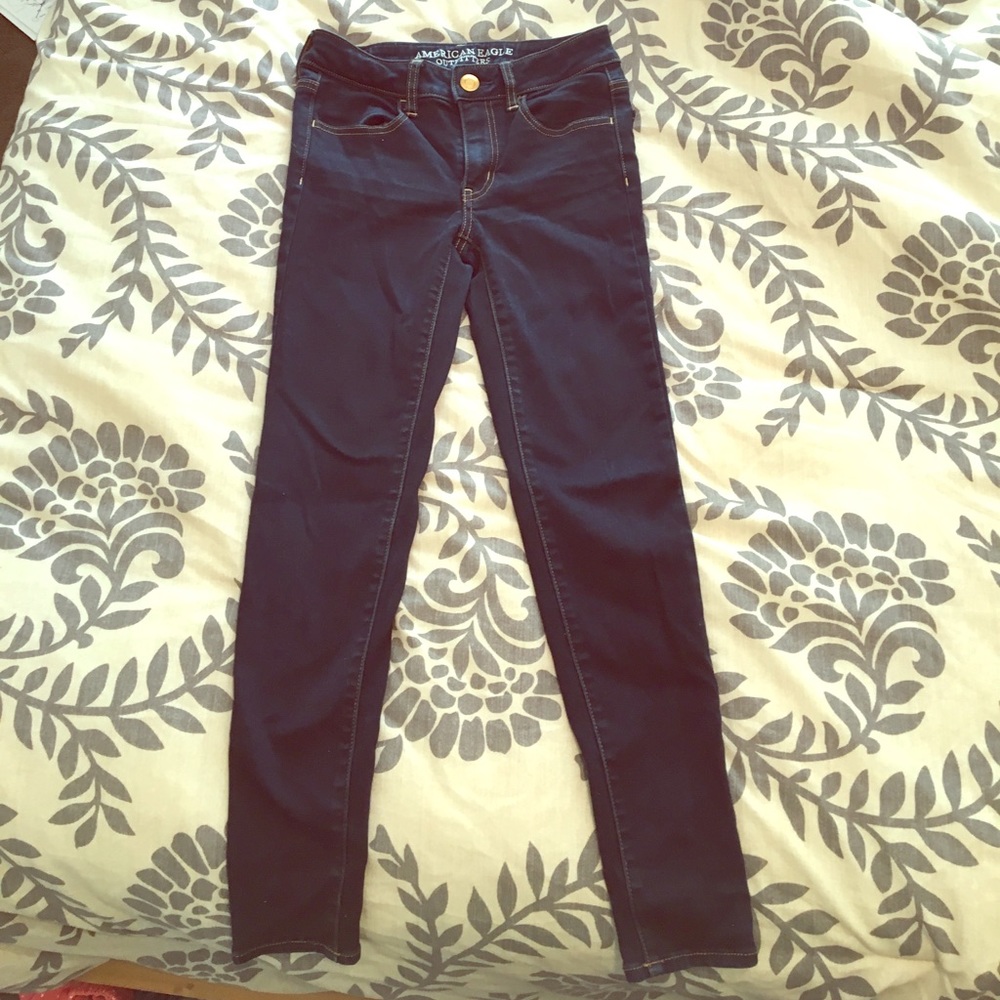 Super stretch dark American Eagle jeggings