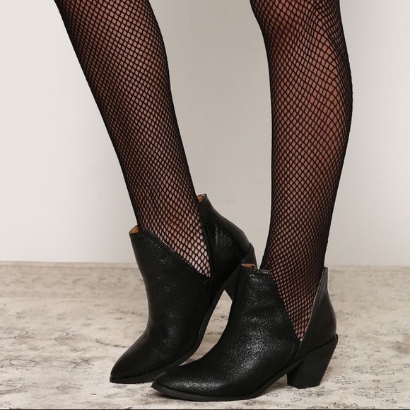 Western Shimmer Chunky Heel Cowgirl Bootie - Picture 6 of 7