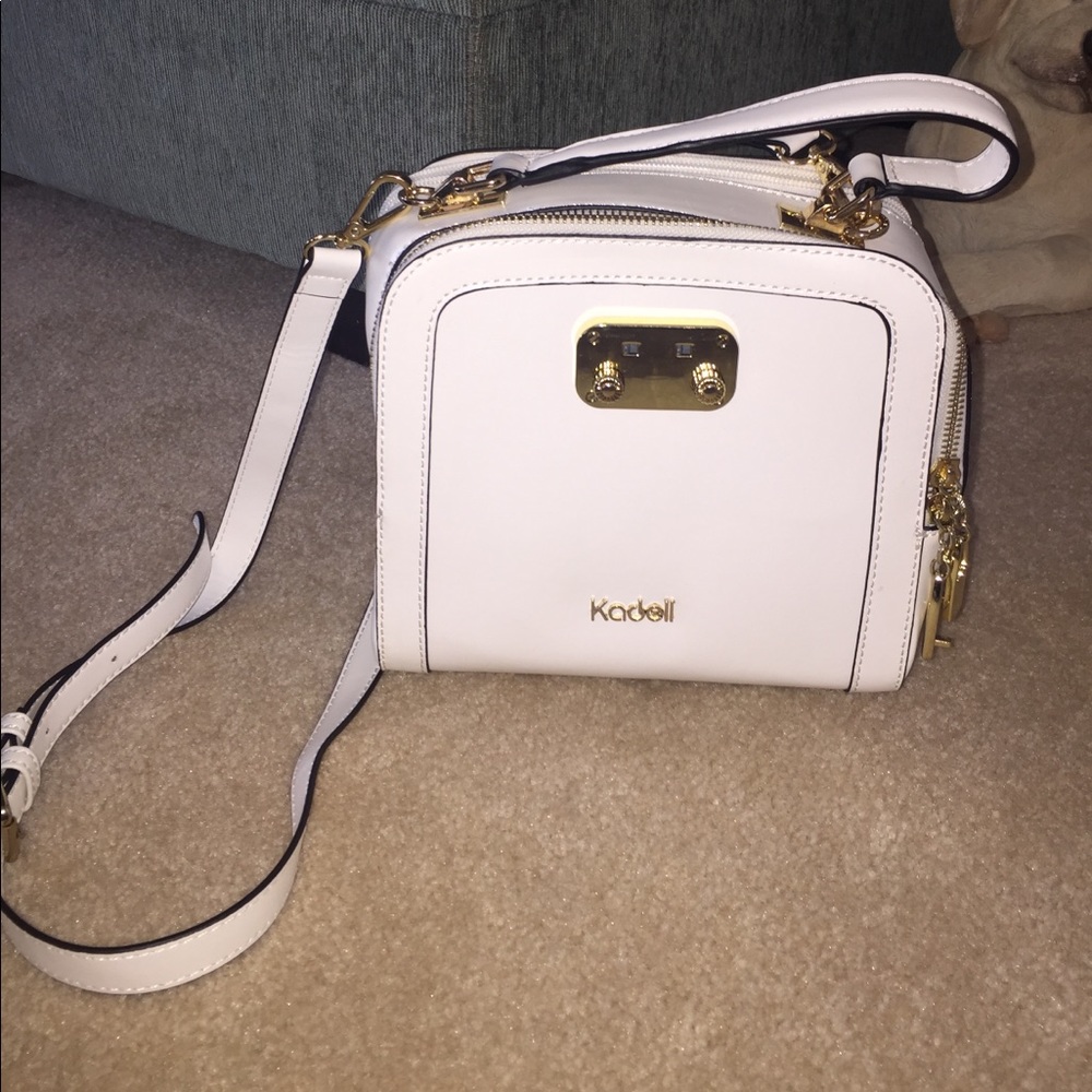 White purse