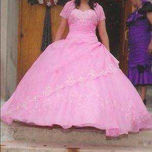 Pink Quinceanera/Sweet 16 Ball Gown Dress