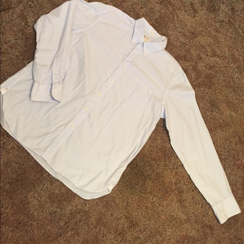 J. Crew Pocketed, long sleeve dress shirt