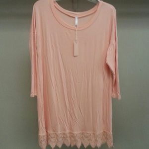 Pink blush . Size large
