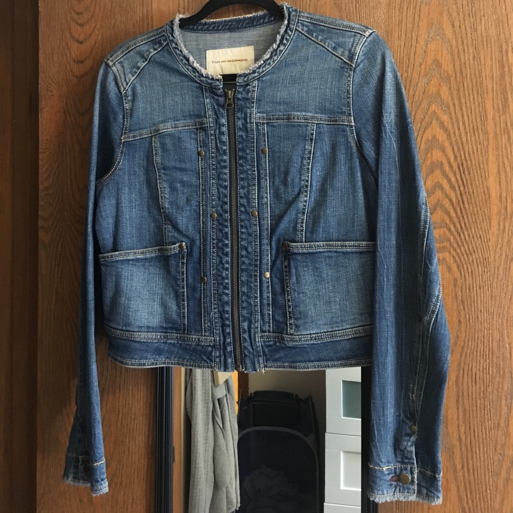 Anthropologie jean jacket