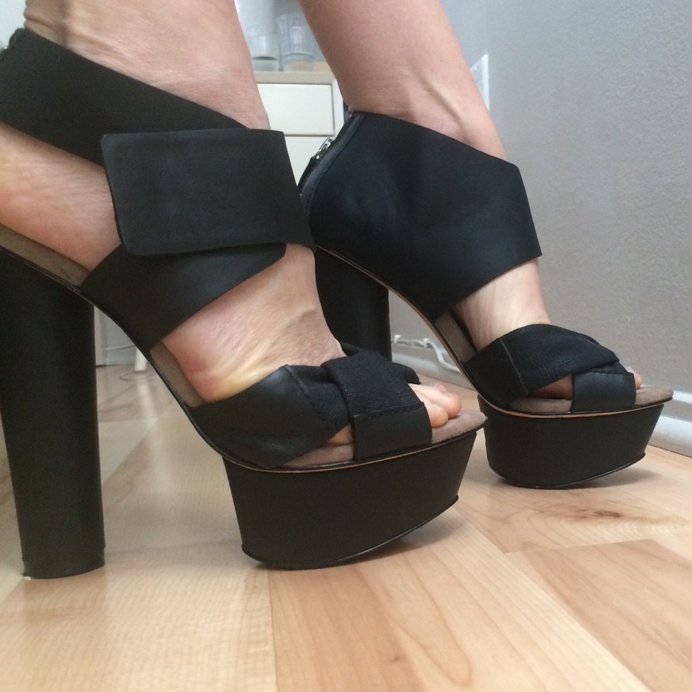 LAMB platform shoes! comfy worn 3 times