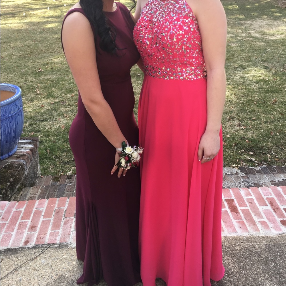 Marron prom dress - Picture 2 of 4