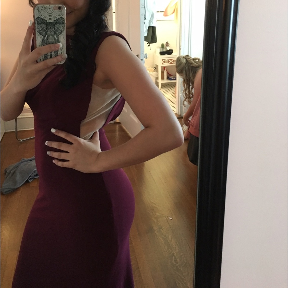 Marron prom dress - Picture 4 of 4