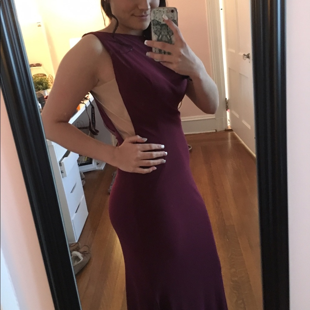 Marron prom dress - Picture 3 of 4