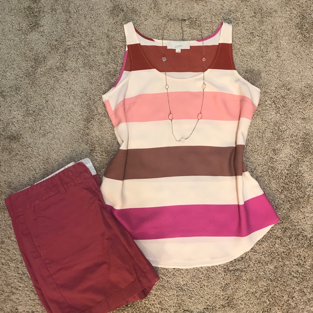 Colorful Ann Taylor Loft shirt