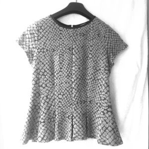 Rebecca Taylor stretch peplum top