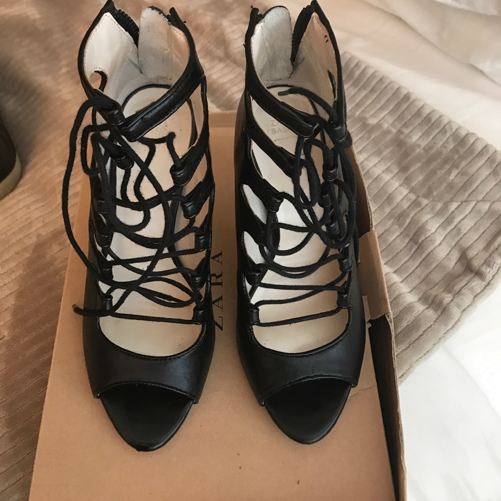 Strappy Zara heels