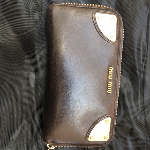 Miu Miu brown leather wallet - Picture 4 of 4