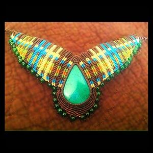 Gorgeous Macrame Peruvian Necklace