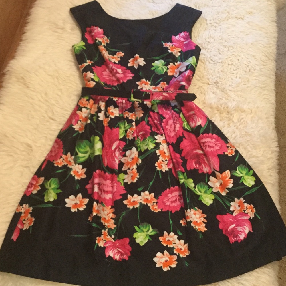 Beautiful flowery spring dress