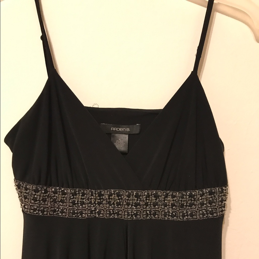 Black Spaghetti Strap Arden B Top