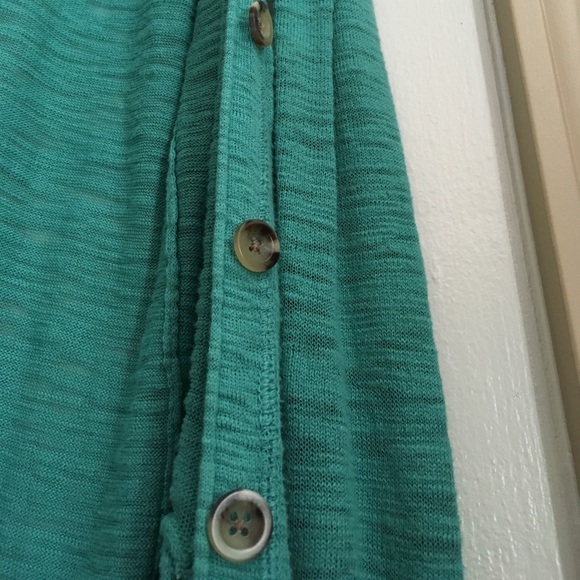 Green button jacket - Picture 2 of 3