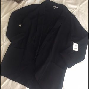 Loose-fitting Black Blazer