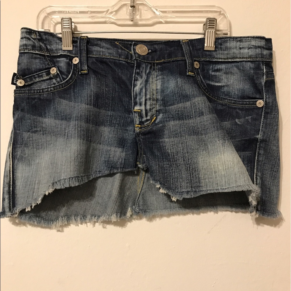 Faded Blue Size 28 Rock&Republic Miniskirt