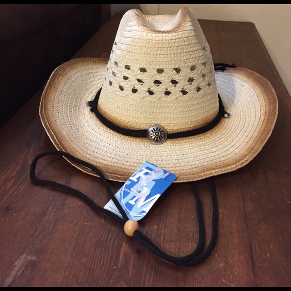 Light tan straw hat. NWT - Picture 2 of 4