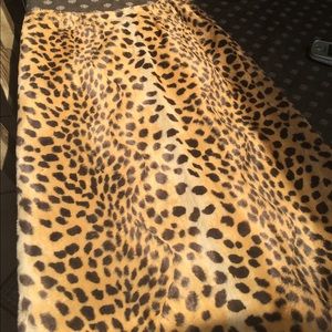 Charles Gray of London faux fur cheetah skirt 4