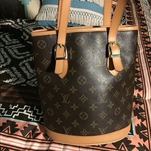 Louis Vuitton bucket style bag