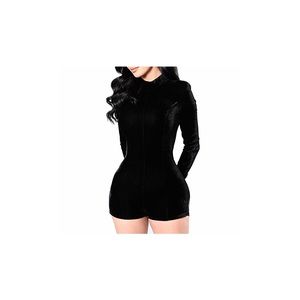 Black velvet romper is Here !