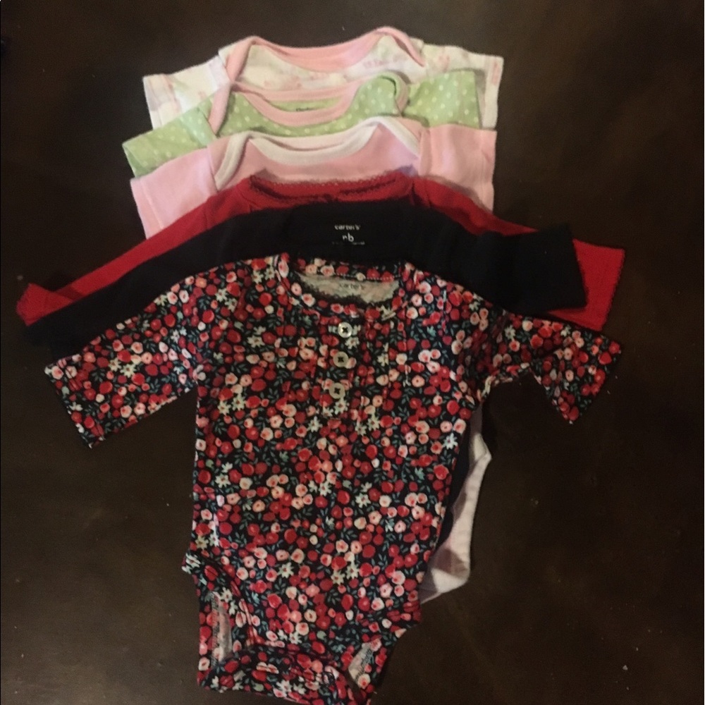 Carter's Newborn Onesie Lot