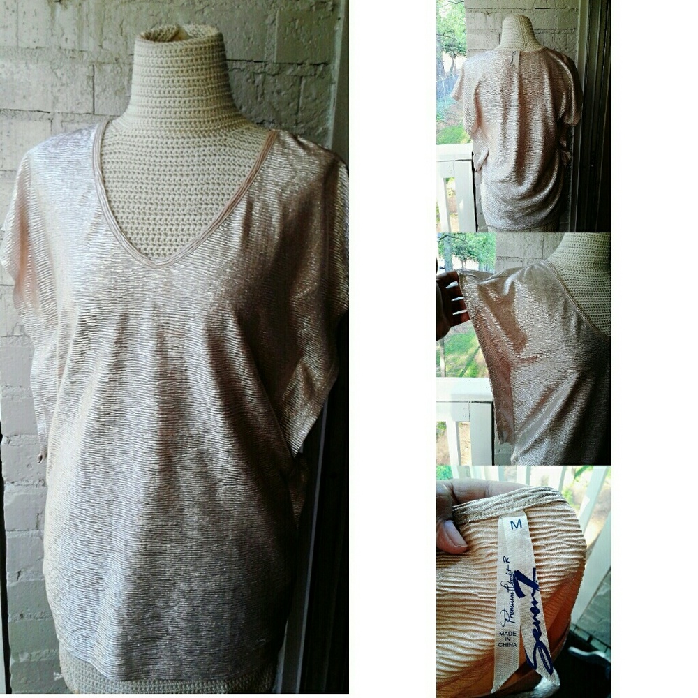 Metallic Gold Top
