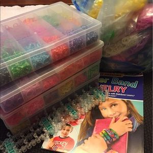 Rubber Band jewelry art lot