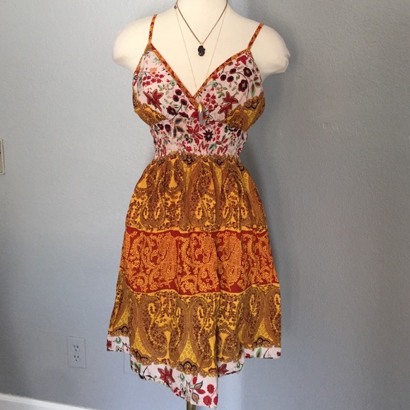Bohemian tribal dress - Picture 2 of 4