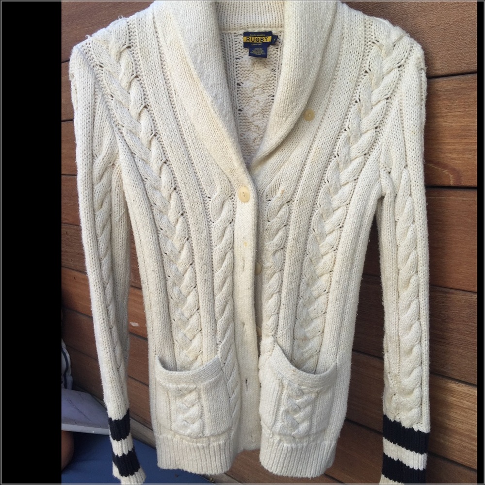 Ralph Lauren Shawl Collar Cardigan Sweater.