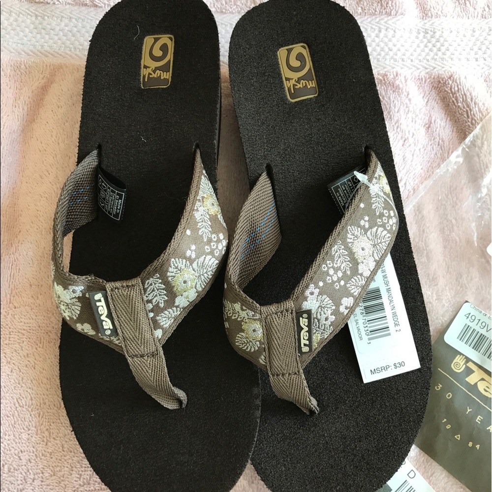 New in bag. Teva sandals. Summer ready.
