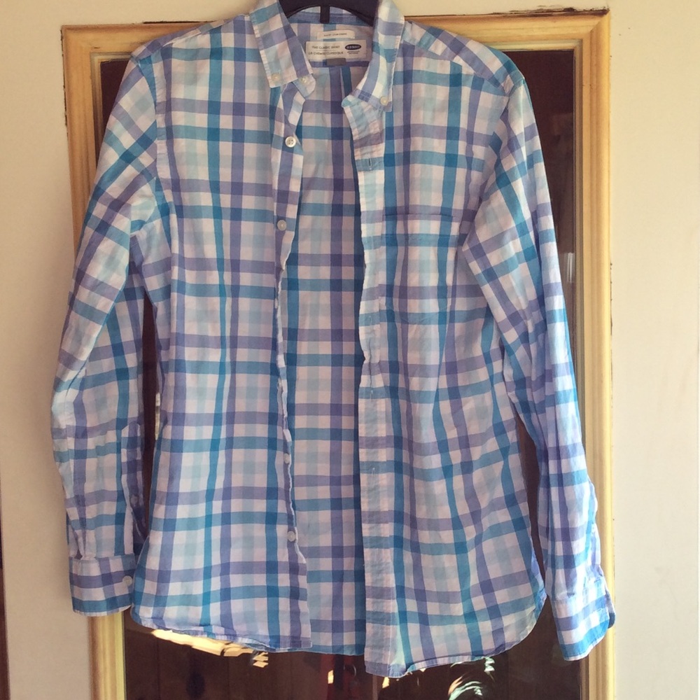 Button down collared shirt