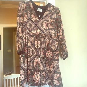 Anthropologie floral Mumu dress