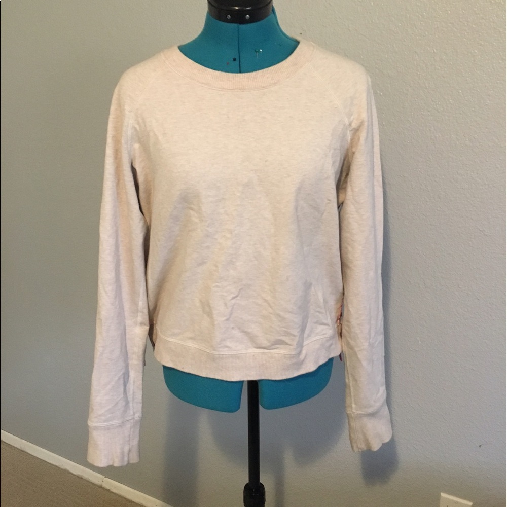 Lululemon sweatshirt with side zips