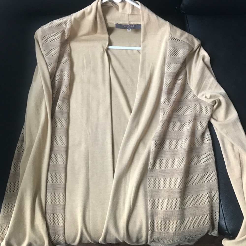 Gold cardigan