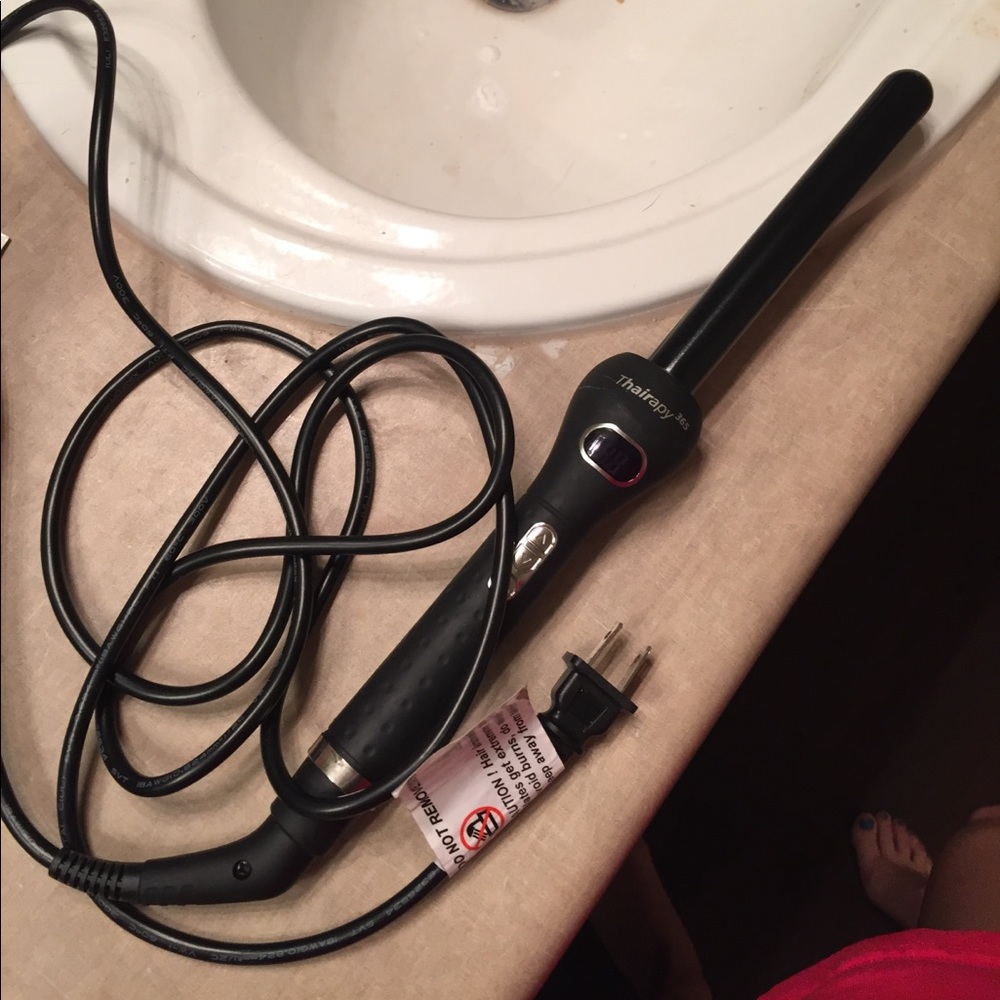 Curling wand