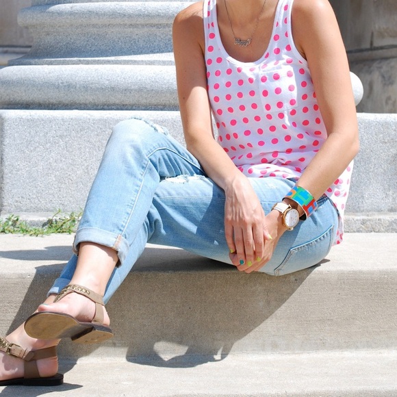 GAP Tops - GAP neon dots tank top. GAP Tops - GAP neon dots tank top.