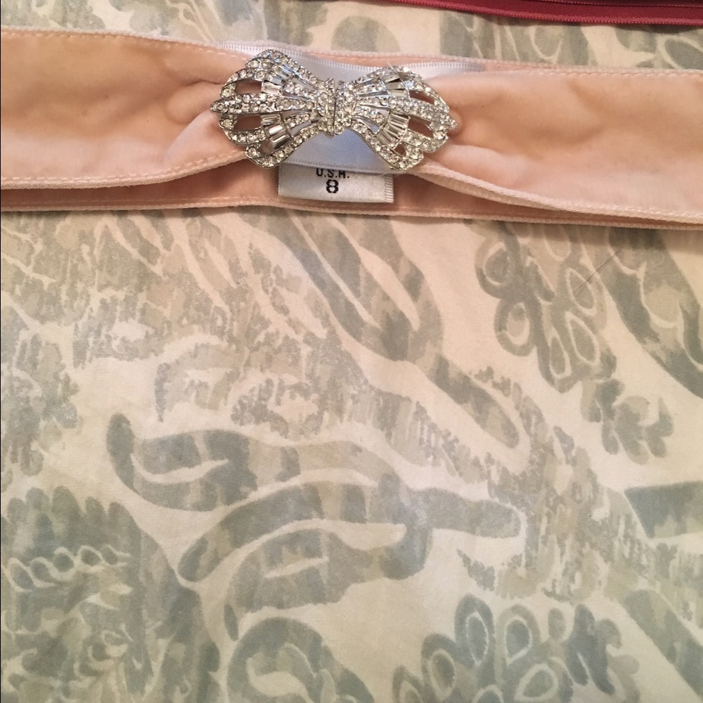 Monique Lhuillier wedding gown sash