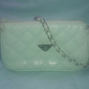 Small Prada baby blue purse