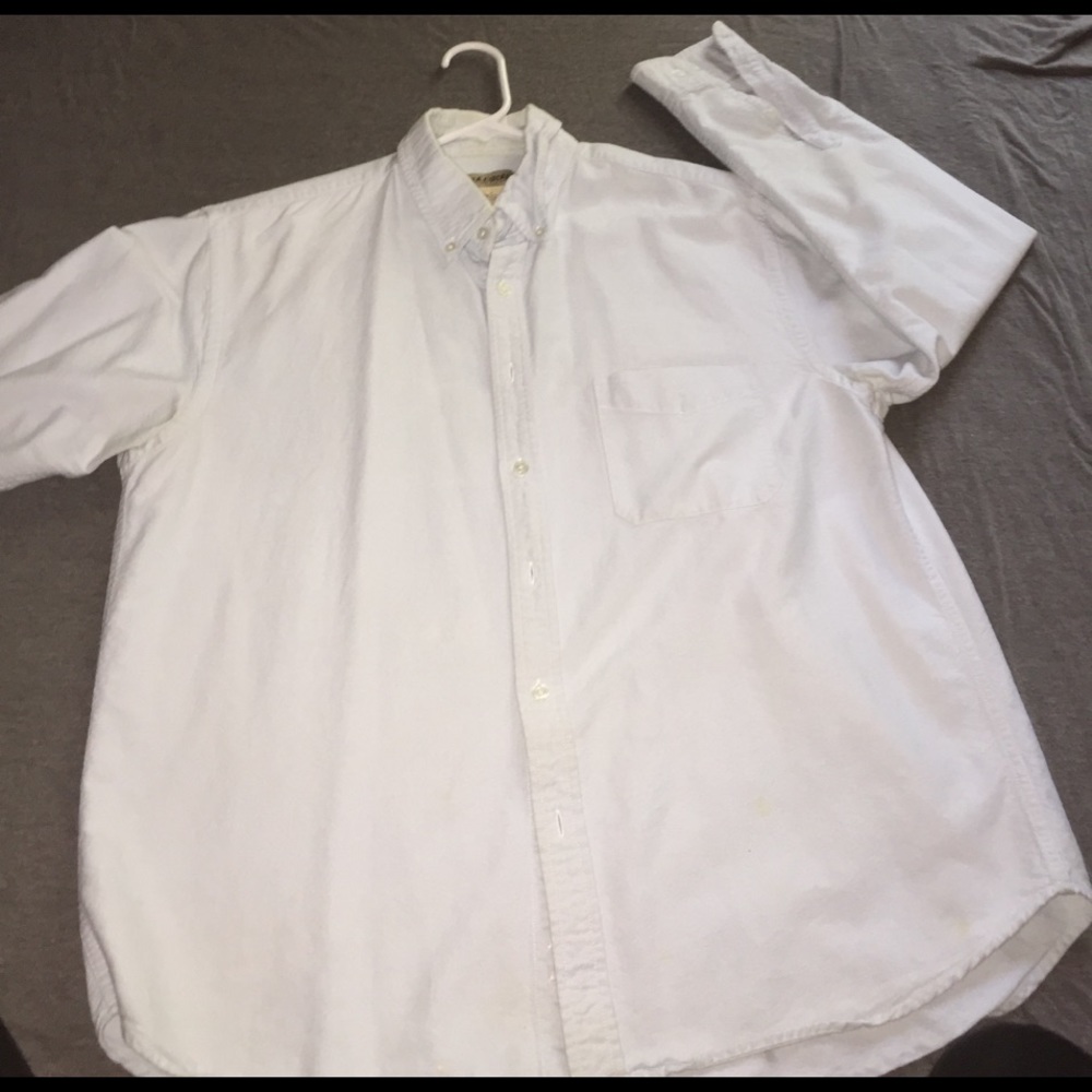 Baby blue thin button down shirt